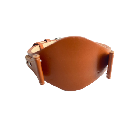 Curea ceas Cyrax, compatibila ceas Fossil ES3615, 12 mm, din piele, Maro inchis