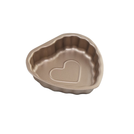 Set 2 tavi cuptor, forma inima, 12cm