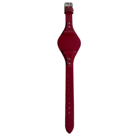 Bratara ceas Cyrax, compatibila ceas Fossil ES3615, 12 mm, din piele, rosu