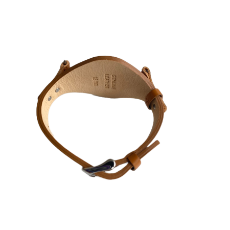 Bratara ceas Cyrax, compatibila ceas Fossil ES3615, 12 mm, din piele, Maro