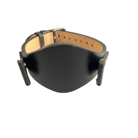 Curea ceas Cyrax, compatibila ceas Fossil ES3615, 12 mm, din piele, negru