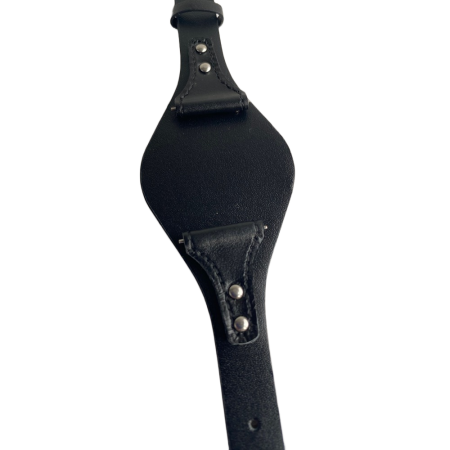 Curea ceas Cyrax, compatibila ceas Fossil ES3615, 12 mm, din piele, negru