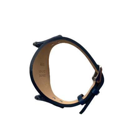 Curea ceas Cyrax, compatibila ceas Fossil ES3615, 12 mm, din piele, albastru