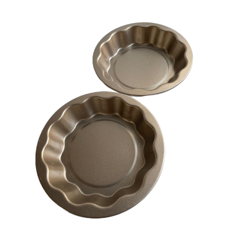 Set 2 tavi cuptor, forma rotund, 12cm