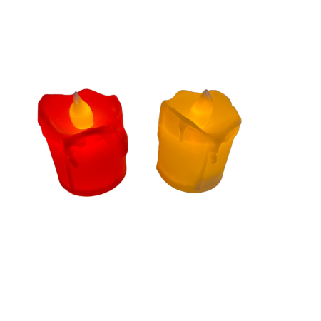 Set 2 Lumanari cu Led, 4x4.5 cm