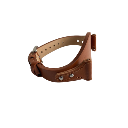 Curea ceas Cyrax, compatibila ceas Fossil ES3615, 12 mm, din piele, Maro inchis