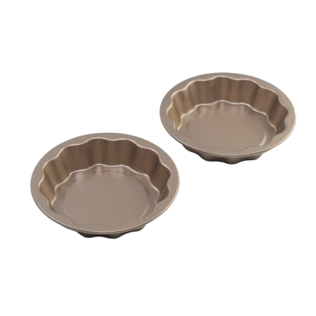 Set 2 tavi cuptor, forma rotund, 12cm