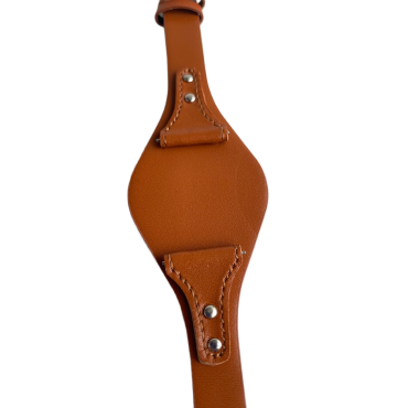 Curea ceas Cyrax, compatibila ceas Fossil ES3615, 12 mm, din piele, Maro inchis