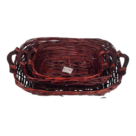 Set 3 cosuri rachita, 47x13/ 39x12/ 32x10 cm