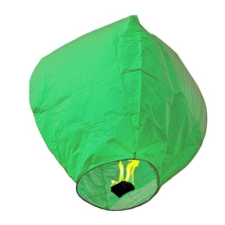 Lampion zburator, Cyrax, hartie biodegradabila, Verde