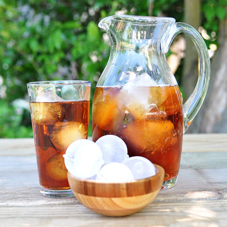 Forma pentru Gheata, Cyrax, 6 Forme Sferice, din Silicon, 17 x 12 x 6 cm, Negru