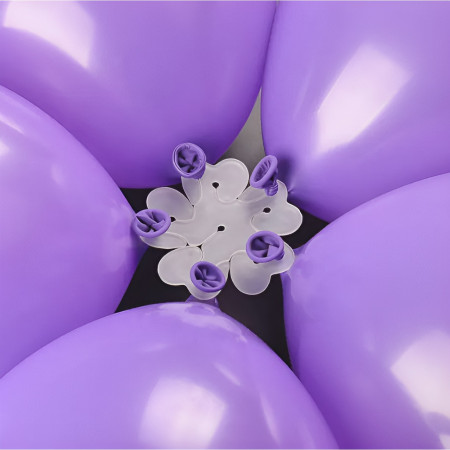 Suport pentru Baloane, Cyrax, Care Formeaza o Floare, cu Doua Straturi, pentru 11 Baloane, 8x8cm, 4.6g