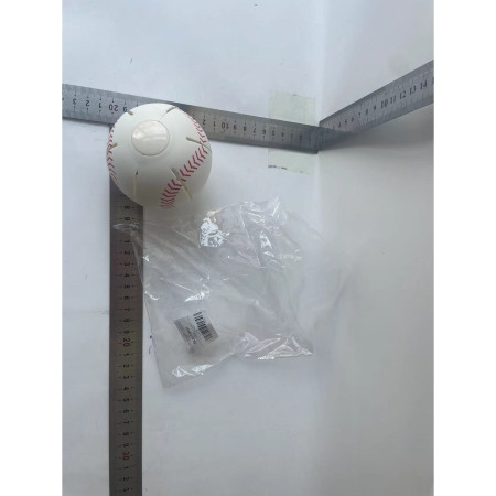 Minge UFO baseball Cyrax cu deformare, diametru 8 cm, 3 ani +, interactiva, minge magică OZN zburator, minge zburătoare, Alb