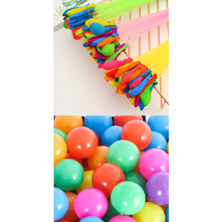 Set 2x Pistol cu Apa pentru Copii, Cyrax, 6ani+, cu baloane de apa, Albastru + Roz, 1x 600 ML +  1x 550 ML