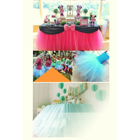 Tul Decorativ, Cyrax, 15 cm Latime, 22 cm Lungime, din Poliester, Alb