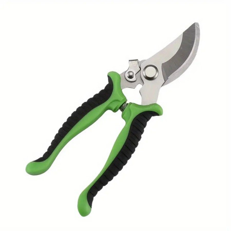 Set 4 Unelte de Gradinarit,  pentru Indepartare Spini Trandafiri si Taiere, din PVC/Otel Carbon, Rosu/Verde