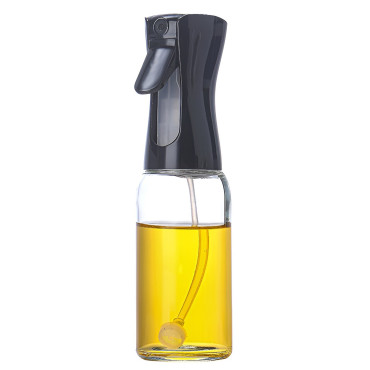 Pulverizator pentru Ulei, Otet sau Alte Lichide, Cyrax, Reincarcabil, Multifunctionale, Capacitatea 200 ml, Material Plastic, Culoare Negru