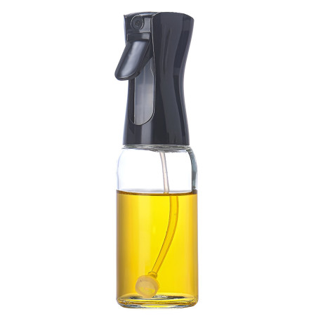 Pulverizator pentru Ulei, Otet sau Alte Lichide, Cyrax, Reincarcabil, Multifunctionale, Capacitatea 200 ml, Material Plastic, Culoare Negru