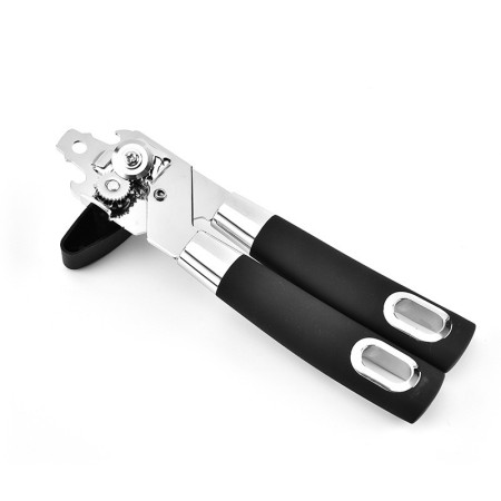 Desfacator de conserve multifunctional Cyrax, Otel inoxidabil, Maner antialunecare, ergonomic, rezistent la rugina, usor de utilizat, 21.6 x 6 cm, argintiu