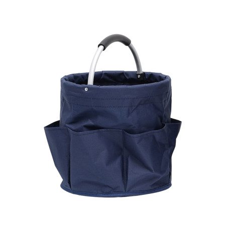 Geanta Cos pentru Scule de 17L,  Buzunare Exterioare, Cos de Picnic Portabil, Cos pentru Plaja, Cos pentru Curatenie, din Material Oxford 600 D, 28 x 28 x 28 cm Albastru marin