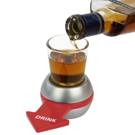 Joc de baut Drink Spin Cyrax, 10.3 x 11.5 cm, Pahar de Shot din Sticla, gri