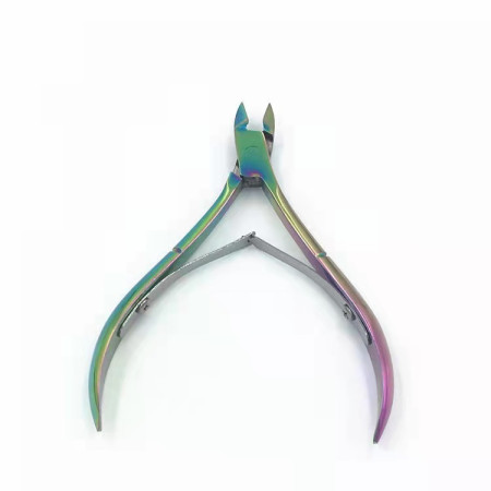 Cleste pentru Unghii si Cuticule, Cyrax, din Otel Inoxidabil, Protectie Varf, 17 x 7 x 2 cm, Multicolor