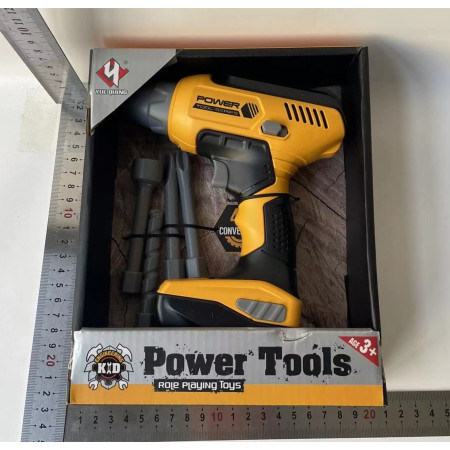 Set Jucarie pentru Copii Bormasina, Cyrax, Accesorii Incluse, 4 Capete de Schimb, Material Plastic, Interactiv, Distractiv, 21.5x17.5x6 cm, Portocaliu