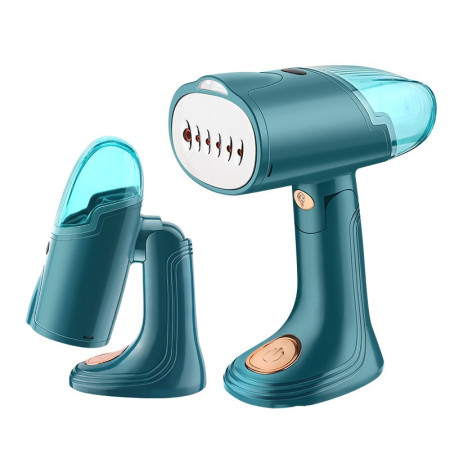 Aparat de Calcat Haine,  Aparat Portabil pentru Calcat Haine, Perfect pentru Calatorii, 20 x 10.5 x 8.7 cm, 1500 W, 220 V, Turcoaz