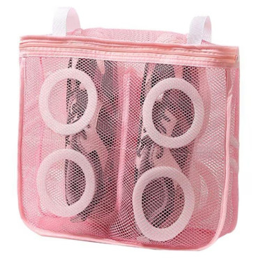 Sac pentru Spalare Incaltaminte,  pentru Masina de Spalat, 28x24.5x8 cm, Roz