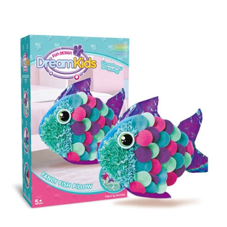 Cyrax Set creatie perna pentru copii, Dream Kids, Peste