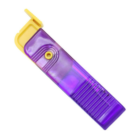 Dispozitiv pentru Descusut,  Taietor de Etichete, 1.7 x 7 cm, Pliabil, din Plastic, Mov