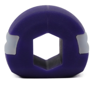 Dispozitiv de Tonifiere Faciala,  din Silicon, Corectare Mandibula/Maxilar, Mov