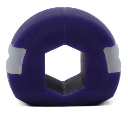 Dispozitiv de Tonifiere Faciala,  din Silicon, Corectare Mandibula/Maxilar, Mov