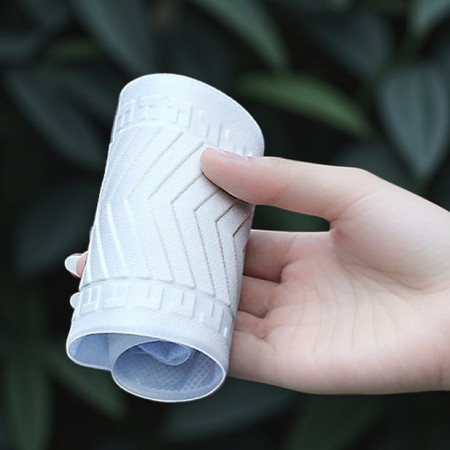 Protectie Incaltaminte pentru Ploaie si Noroi,  Impermeabila, Talpa Antiderapanta, cu Fermoar si Capsa, Inaltime 40 cm, Marime XXXL 44-45, Alb