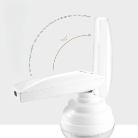 Aparat Pentru Curatat Scame, Par Si Praf,  Trimmer pentru Diferite Tipuri De Material, Cu Lame Din Otel Inoxidabil, Maner Flexibil, Incarcare Prin USB, 13x8 cm, Alb