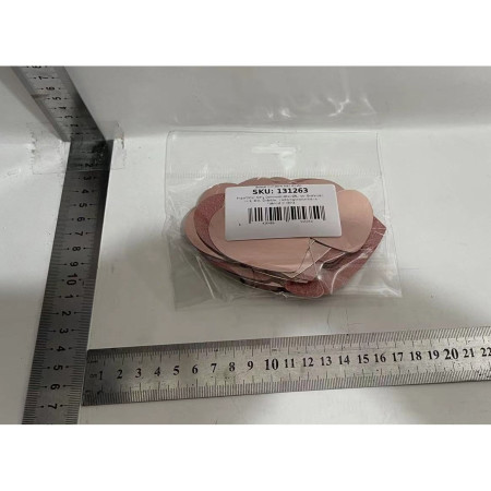 Banner cu Inimioare, Cyrax, Tip Franjuri, 4 m, Rola de Ata Inclusa, Roz cu Sclipici