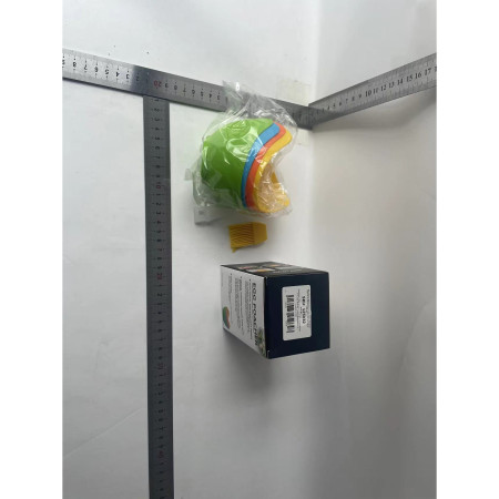 Set 4 forme pentru oua posate Cyrax, din silicon rezistent la temperatura mare, usor de utilizat, multicolor