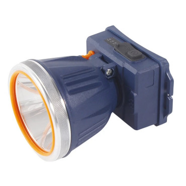 Lanterna LED de Montat pe Cap,  cu Raza Lunga de Zoom, Reincarcabila USB, Far Telescopic, Rezistent la Apa, Reglabil, pentru Pescuit in Aer Liber, Camping, Lumina Puternica, Lanterna, 10.5x8x6.5 cm, Albastru