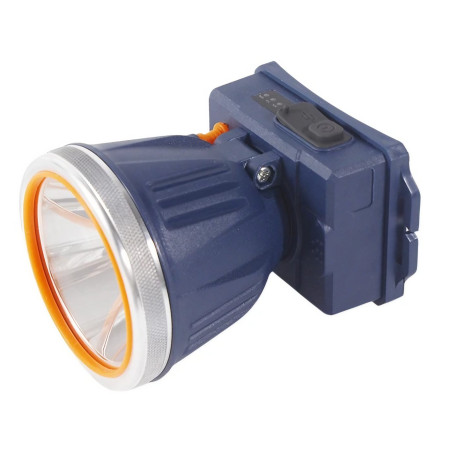 Lanterna LED de Montat pe Cap,  cu Raza Lunga de Zoom, Reincarcabila USB, Far Telescopic, Rezistent la Apa, Reglabil, pentru Pescuit in Aer Liber, Camping, Lumina Puternica, Lanterna, 10.5x8x6.5 cm, Albastru