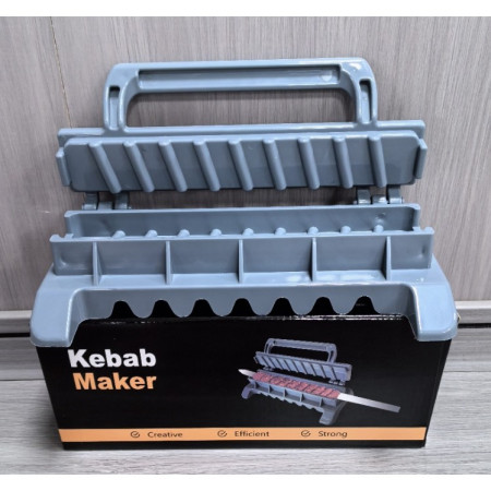 Presa pentru Carne, Cyrax, pentru Kebab, cu Maner, din ABS, 29 x 7.5 x 2.6 cm, Gri