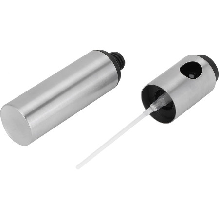 Pulverizator ulei Cyrax, spray, material otel inoxidabil, manual, 100 ml, 17.7 x 4 cm, argintiu