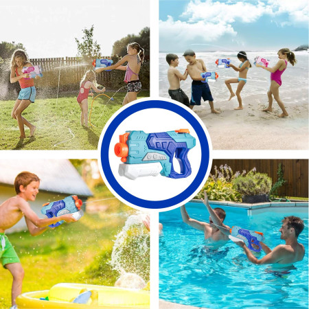 Set 4x Pistol cu Apa pentru Copii, Cyrax, 6ani+, Multicolor, 2x 550 ML +  2x 300 ML