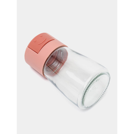 Dozator Condimente, Cyrax, din Stilca, 180 ml, Rezistenta la Umidiate, 11.3 x 6.4 cm, Masura 5g, Roz