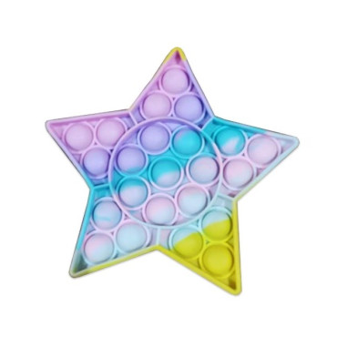 Jucarie Antistres, Cyrax, Tip Pop It Now and Flip It, Steluta, din Silicon, Multicolor