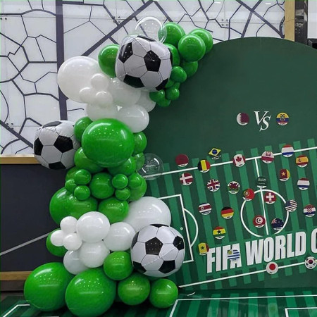 Set 12 Baloane, Cyrax, din Latex Standard, 30 cm, Verde