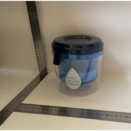 Kit Presa Pentru Branza, Cyrax, Filtru de Iaurt, Strecuratoare de Iaurt Grecesc, Filtru de Lapte, 15x14x15 cm, Albastru