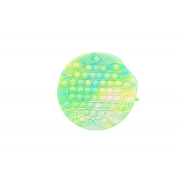 Jucarie antistres din silicon, Cyrax, Pop It Now and Flip It, Geanta, Floarea Soarelui, Verde