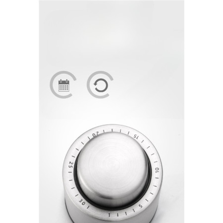 Dop de Etansare a Sticlei de Sampanie, Cyrax, Data Etansare, Reutilizabil, Usor de Depozitat si Folosit, 4.5 x 4.5 x 8 cm, Gri