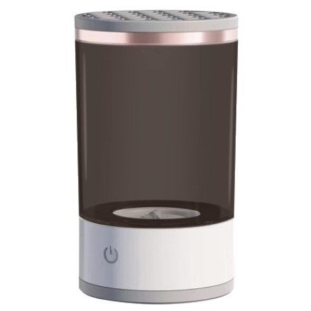 Dispozitiv Portabil de Curatare a Pensulelor de Machiaj, Cyrax, Potrivit pentru Pensule de Diferite Dimensiuni, 5V, 7000RPM, Vibratii Sonice, USB, Alb/Negru, 9x9x16 cm