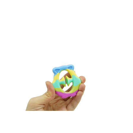 Cyrax Jucarie senzoriala antistres cu ventuza de decompresie, Antrenare antebrat, Fidget Toy, Model Ursulet, Macarons